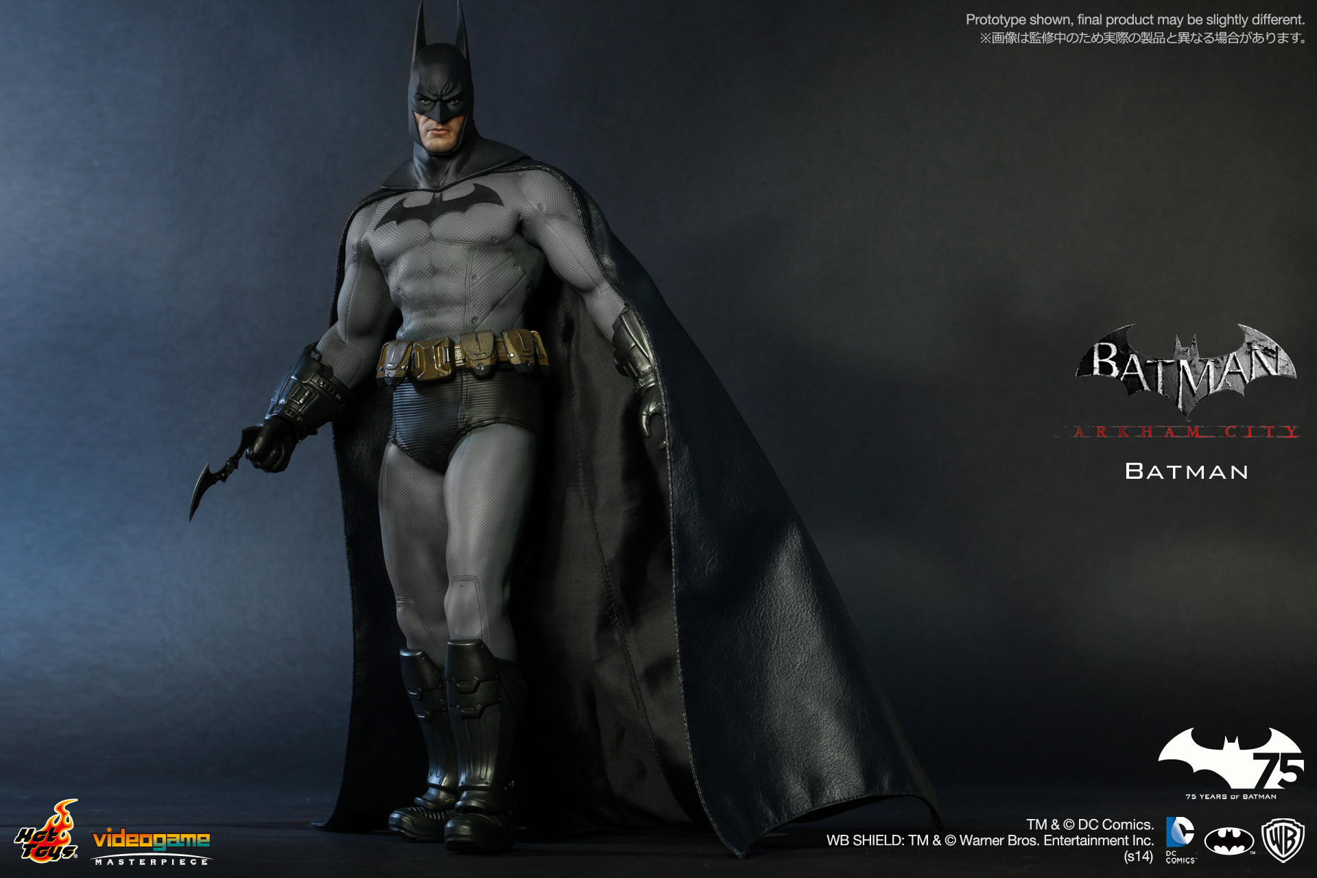 1/6 Hot Toys - VGM18 - Batman: Arkham City: Batman Collectible Figure