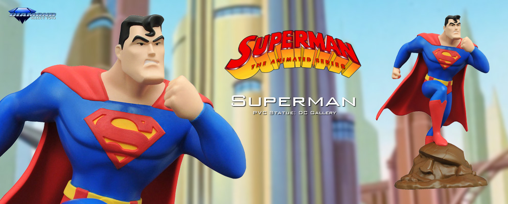 スーパーマン アニメイテッド ｐｖｃスタチュー ｄｃ ギャラリー スーパーマン 株式会社ホットトイズジャパン