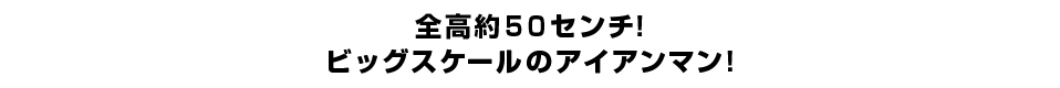 全高約５０センチ！ ビッグスケールのアイアンマン！