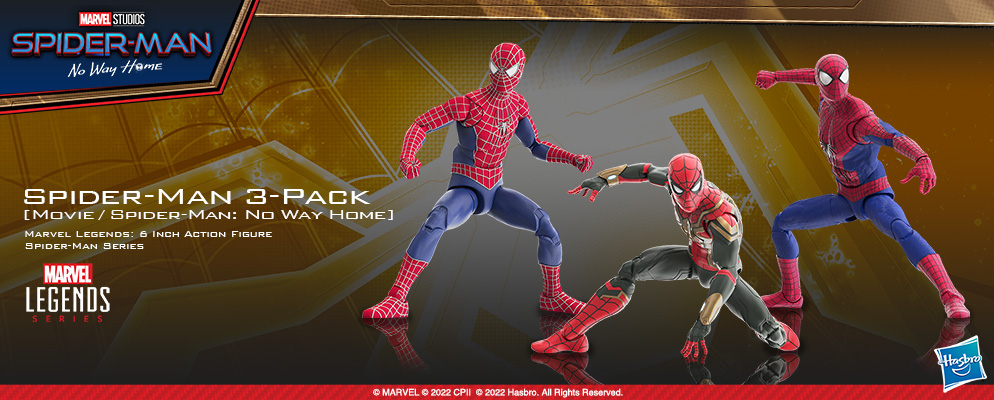 セットでの販売となりますマーベルレジェンド スパイダーマン 3種