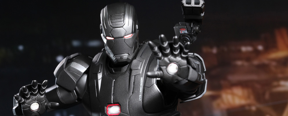 新品HotToys アイアンマン3 ウォーマシン・マーク2 1/6 ダイキャスト