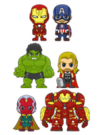 コスベイビー】『アベンジャーズ／エイジ・オブ・ウルトロン』シリーズ１.５ ［サイズＳ］ ３体ボックスセット | 株式会社ホットトイズジャパン