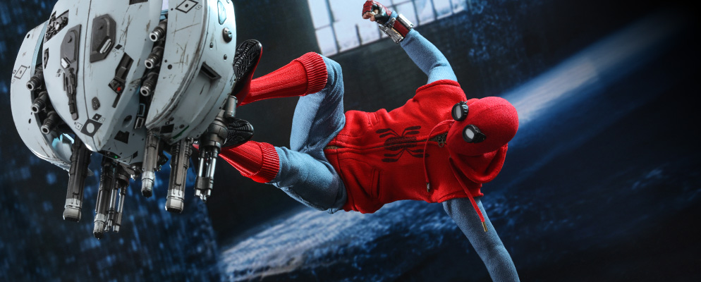 ムービー・マスターピース スパイダーマン(アップグレードスーツ版) スパイダーマン:ファー・フロム・ホーム 1/6 完成品 可動フィギュア(MM#542) ホットトイズ