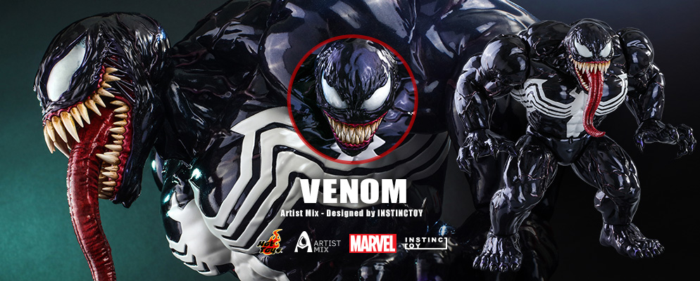 INSTINCTOY × HOTTOYS 【VENOM】 マーベル80周年記念