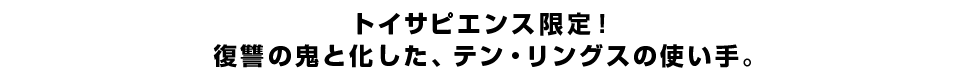 トイサピエンス限定！復讐の鬼と化した、テン・リングスの使い手。