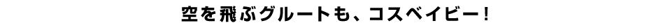 空を飛ぶグルートも、コスベイビー！