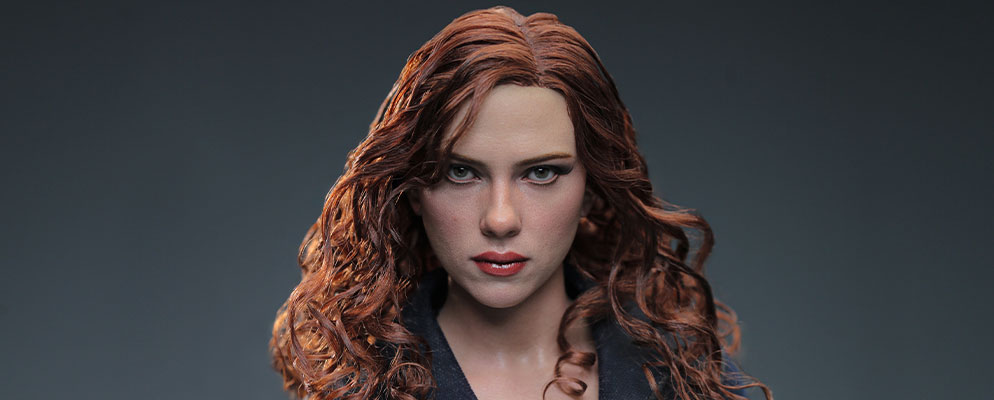 1/6　フィギュア　検　ホットトイズ　ブラックウィドウ　アイアンマン アイアンマン、スパイダーマン、ブラック・ウィドウがホット