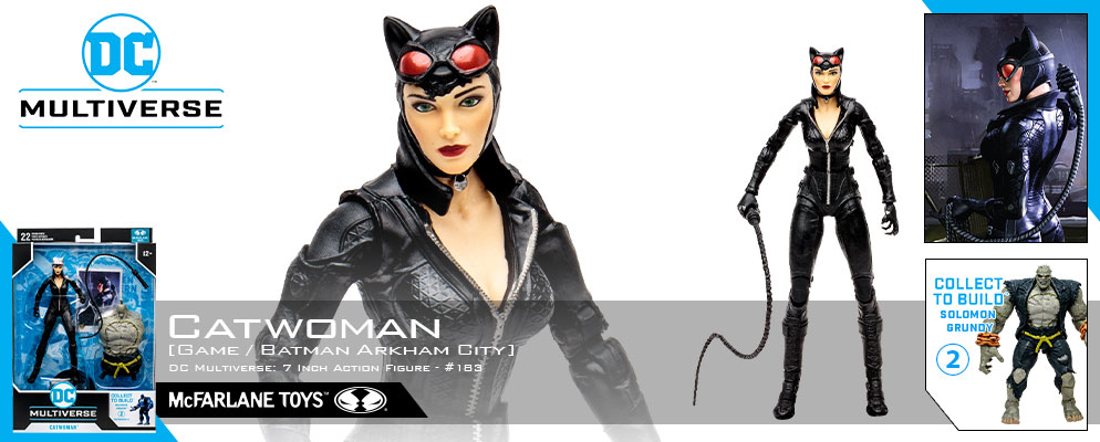 未開封 バットマン キャットウーマン アクションフィギュア＋アメコミ2冊セットCatwoman