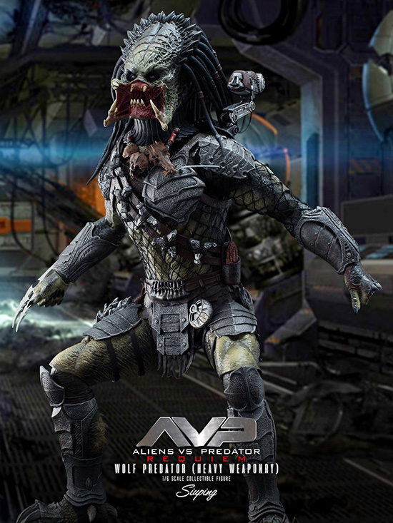 ホットトイズ『ＡＶＰ２』　ウルフ・プレデター（重装備版）